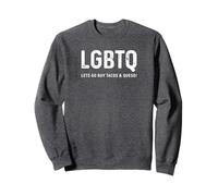 Divertido diseño de Tacos - LGBTQ Let's Go Buy Tacos & Queso Sudadera