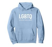 Divertido diseño de Tacos - LGBTQ Let's Go Buy Tacos & Queso Sudadera con Capucha