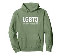 Divertido diseño de Tacos - LGBTQ Let's Go Buy Tacos & Queso Sudadera con Capucha