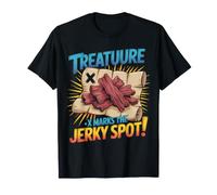 Divertido diseño de Tesoro con Forma de X Marks The Jerky Spot Camiseta