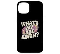 Divertido diseño de Texto de Sarcasmo Happy Hour de What's My Age Again Carcasa para iPhone 13