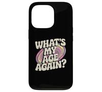 Divertido diseño de Texto de Sarcasmo Happy Hour de What's My Age Again Carcasa para iPhone 13 Pro