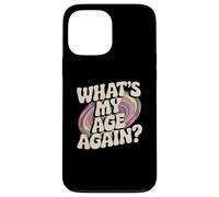 Divertido diseño de Texto de Sarcasmo Happy Hour de What's My Age Again Carcasa para iPhone 13 Pro MAX