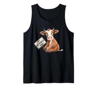 Divertido diseño de Toro de Vaca, Let My People Fart, Amante de los Animales de Granja Camiseta sin Mangas
