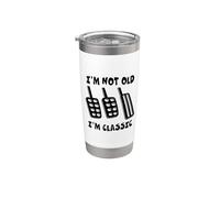 Divertido diseño de transmisión manual I'm Not Old I'm Classic Vaso térmico de acero inoxidable de doble pared