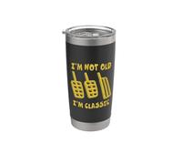 Divertido diseño de transmisión manual I'm Not Old I'm Classic Vaso térmico de acero inoxidable de doble pared
