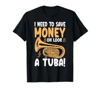 Divertido diseño de tuba en metal para músico de tuba gráfico de orquesta Camiseta