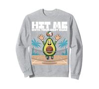 Divertido diseño de voleibol Hit Me With Your Best Guac Sudadera
