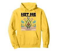 Divertido diseño de voleibol Hit Me With Your Best Guac Sudadera con Capucha