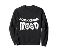 Divertido diseño en Malayalam en Malayalam de Keralite, Estilo pookkalam Sudadera