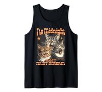 Divertido diseño felino de Midnight Screaming Cats Camiseta sin Mangas