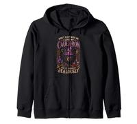 Divertido diseño gótico de Halloween del caldero Witchcore Sudadera con Capucha