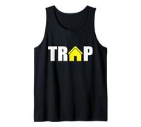 Divertido Diseño Gráfico De Trampa Música Casa Trampa Fiesta Música Camiseta sin Mangas