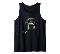 Divertido diseño Intelectual para Amantes de los Perros Camiseta sin Mangas