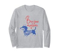Divertido diseño para Amantes de los Dachshunds Bonjour Manga Larga