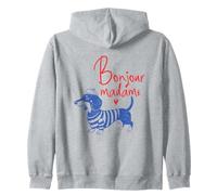 Divertido diseño para Amantes de los Dachshunds Bonjour Sudadera con Capucha