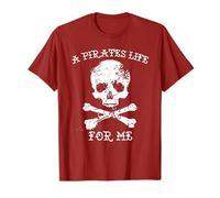 Divertido diseño Pirata con Calavera y Tibias Cruzadas de Life of A Pirates Camiseta