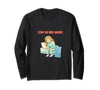 Divertido diseño Stay In Bed Mode Manga Larga