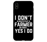 Divertido Disfraz de Agricultor para Agricultura regenerativa orgánica Local Carcasa para iPhone XS MAX