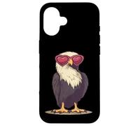 Divertido disfraz de águila con amor para niños y niñas Carcasa para iPhone 16