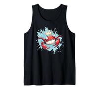 Divertido disfraz de cangrejo con corona para niños y niñas Camiseta sin Mangas