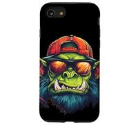 Divertido disfraz de cara de ogro de vacaciones con gafas de sol Carcasa para iPhone SE (2020) / 7 / 8