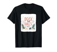 Divertido Disfraz de Deck The Halls Hard Speech Camiseta