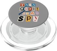Divertido Disfraz de Detective de «Esta Chica es una espía», Agente Secreto PopSockets PopGrip para MagSafe