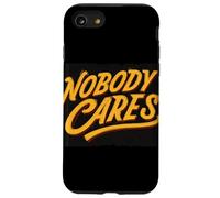 Divertido Disfraz de discurso a Nadie le Importa Carcasa para iPhone SE (2020) / 7/8
