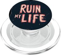 Divertido disfraz de discurso de Ruin my Life para niños y niñas PopSockets PopGrip para MagSafe