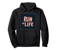 Divertido disfraz de discurso de Ruin my Life para niños y niñas Sudadera con Capucha