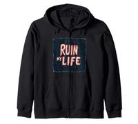Divertido disfraz de discurso de Ruin my Life para niños y niñas Sudadera con Capucha