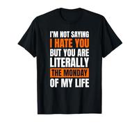 Divertido Disfraz de discurso del Lunes de mi Vida Camiseta