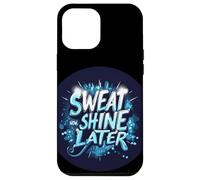 Divertido disfraz de discurso Sweat Now para los amantes del verano Carcasa para iPhone 12 Pro Max