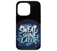 Divertido disfraz de discurso Sweat Now para los amantes del verano Carcasa para iPhone 13 Pro