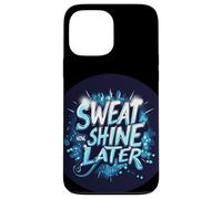 Divertido disfraz de discurso Sweat Now para los amantes del verano Carcasa para iPhone 13 Pro Max