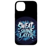 Divertido disfraz de discurso Sweat Now para los amantes del verano Carcasa para iPhone 14 Plus