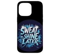 Divertido disfraz de discurso Sweat Now para los amantes del verano Carcasa para iPhone 14 Pro Max