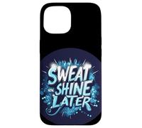 Divertido disfraz de discurso Sweat Now para los amantes del verano Carcasa para iPhone 15