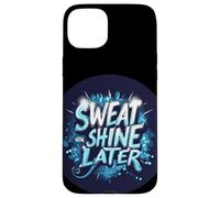 Divertido disfraz de discurso Sweat Now para los amantes del verano Carcasa para iPhone 15 Plus