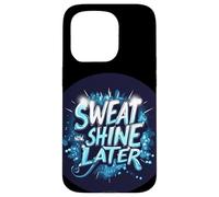 Divertido disfraz de discurso Sweat Now para los amantes del verano Carcasa para iPhone 15 Pro