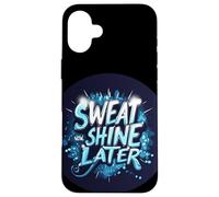 Divertido disfraz de discurso Sweat Now para los amantes del verano Carcasa para iPhone 16 Plus