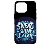 Divertido disfraz de discurso Sweat Now para los amantes del verano Carcasa para iPhone 16 Pro