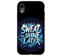 Divertido disfraz de discurso Sweat Now para los amantes del verano Carcasa para iPhone XR