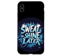 Divertido disfraz de discurso Sweat Now para los amantes del verano Carcasa para iPhone XS Max