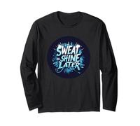 Divertido disfraz de discurso Sweat Now para los amantes del verano Manga Larga