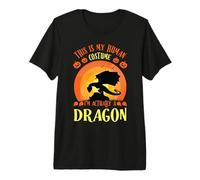 Divertido Disfraz de dragón para Halloween, Este es mi Humano para niños pequeños Camiseta Premium