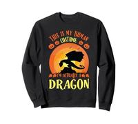 Divertido Disfraz de dragón para Halloween, Este es mi Humano para niños pequeños Sudadera
