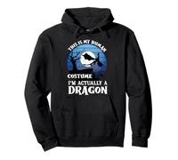 Divertido Disfraz de dragón para Halloween, Este es mi Humano para niños pequeños Sudadera con Capucha