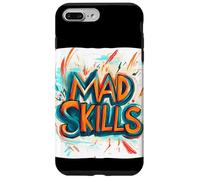 Divertido disfraz de emblema de habilidades locas Carcasa para iPhone 7 Plus/8 Plus